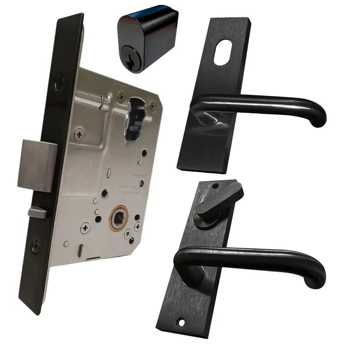 Lockton Mortice Lock Kit 5 - Cylinder & Disability Snib