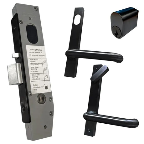 Lockton Narrow Mortice Lock Kit 5 - Cylinder & DDA Snib