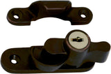 Tradco Sash Fastener Locking Zinc Alloy - 64mm - Antique Brass (2307)