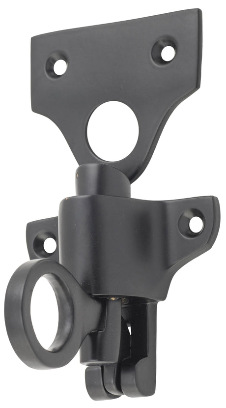 Tradco Fanlight Catch - H50mm - Matt Black (9653)