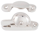 Tradco Sash Fastener Narrow - 69mm - Polished Nickel (6508)