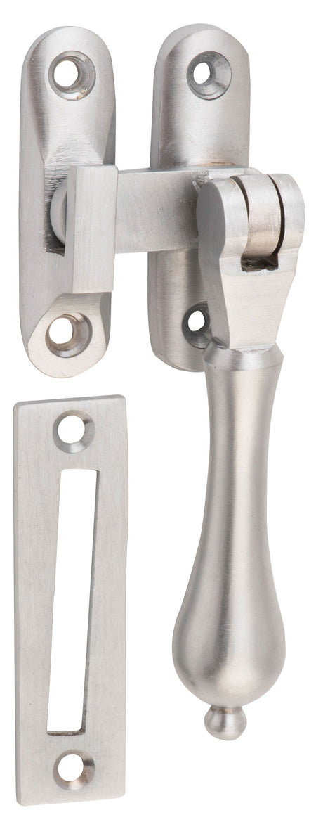 Tradco Casement Fastener Teardrop - Satin Chrome (1753)