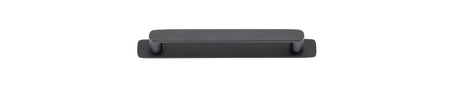 Iver Osaka Cabinet Pull with Backplate - Matt Black - CTC 160mm (20963B)