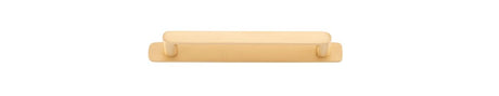 Iver Osaka Cabinet Pull with Backplate - Brushed Brass - CTC 160mm (20966B)