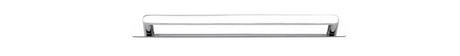 Iver Osaka Cabinet Pull with Backplate - Polished Chrome - CTC 256mm (20974B)