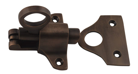 Tradco Fanlight Catch - H59mm - Antique Brass (9715)