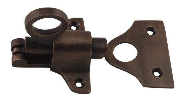 Tradco Fanlight Catch - H59mm - Antique Brass (9715)