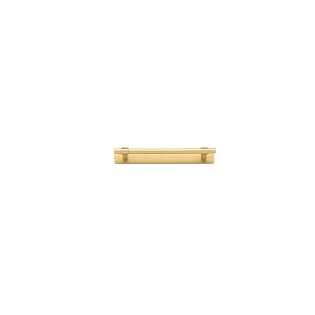 Iver Helsinki Cabinet Pull with Backplate - Brushed Gold PVD - CTC 160mm (17153B)