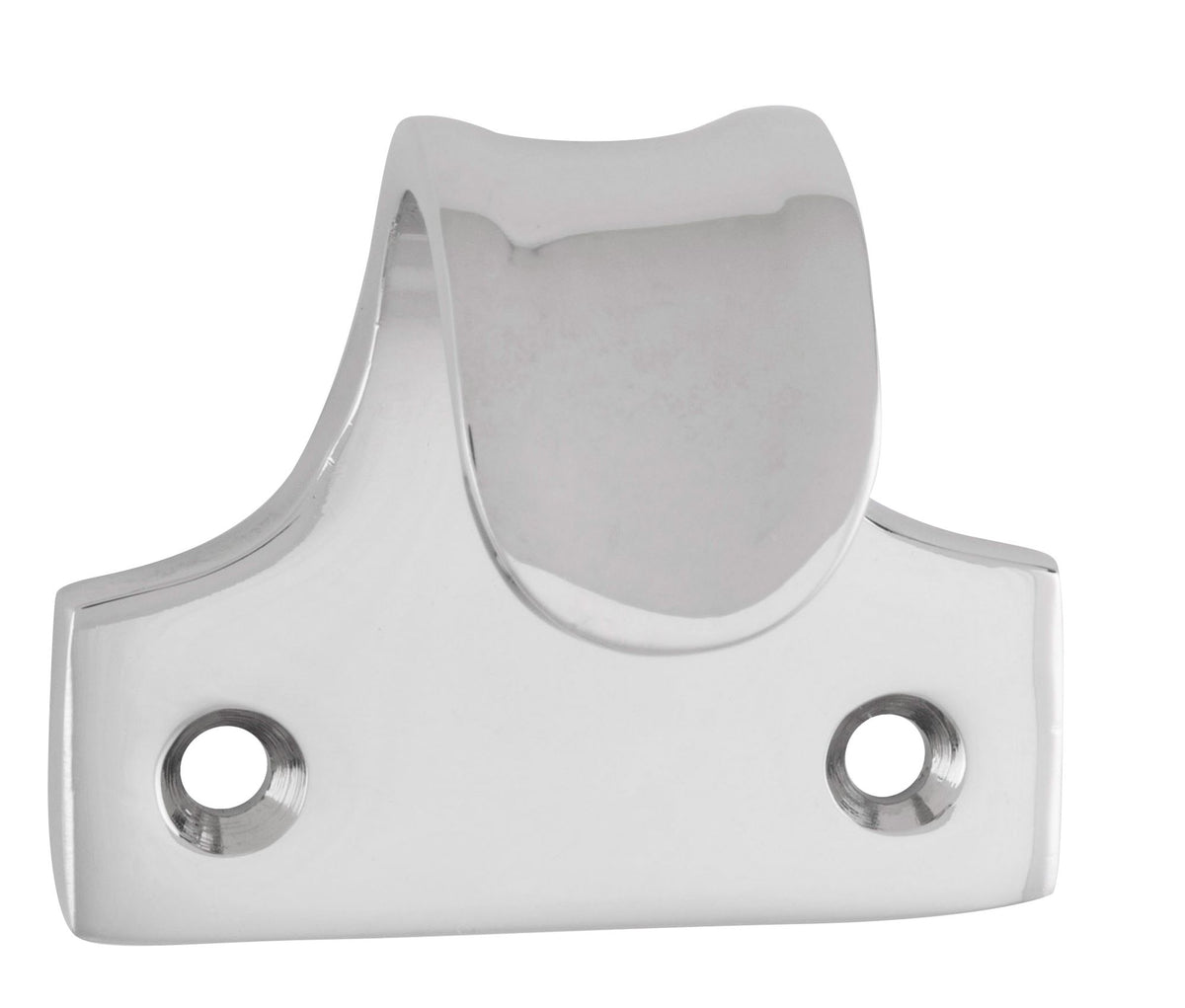 Tradco Sash Lift Dished - H38mm - Polished Nickel (6510)