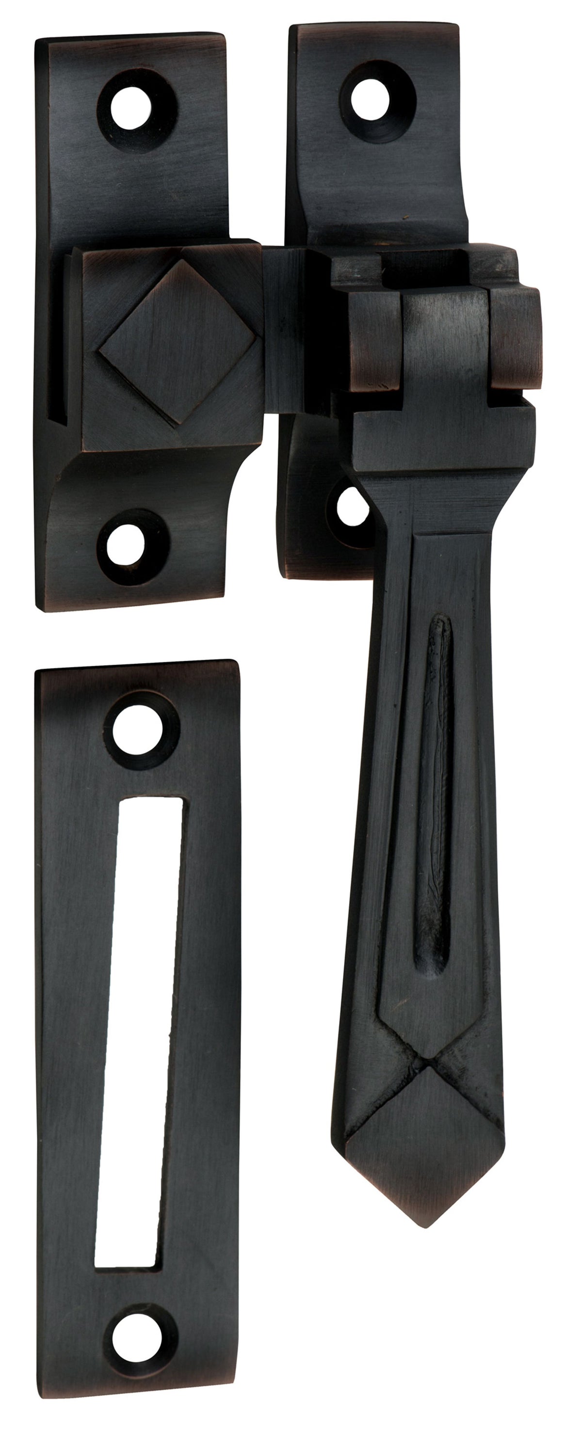 Tradco Casement Fastener Deco - Antique Copper (1748)
