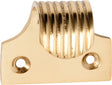 Tradco Sash Lift Reeded - H40mm - Polished Brass (1635)