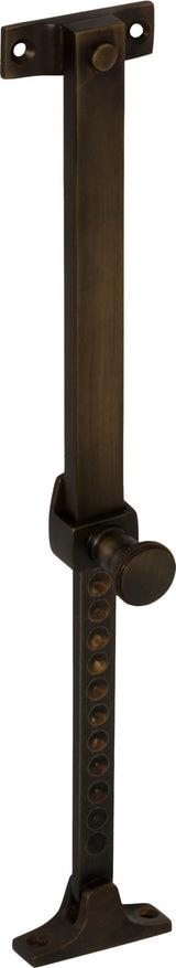 Tradco Casement Stay Telescopic Screw Down - 200-295mm - Antique Brass (2313)
