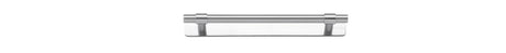 Iver Helsinki Cabinet Pull with Backplate - Brushed Chrome - CTC 160mm (21015B)