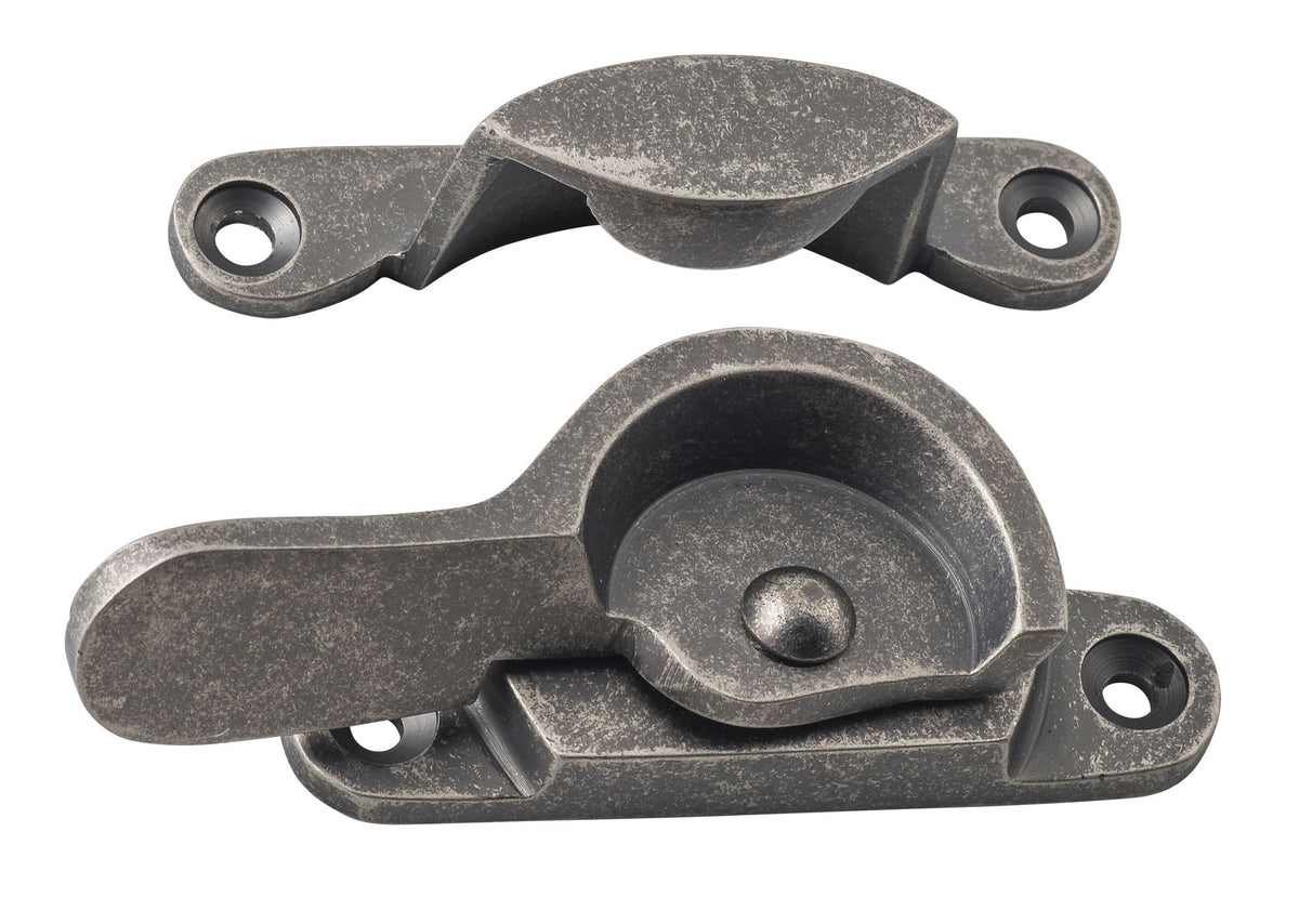 Tradco Sash Fastener Narrow - 69mm - Rumbled Nickel (6408)