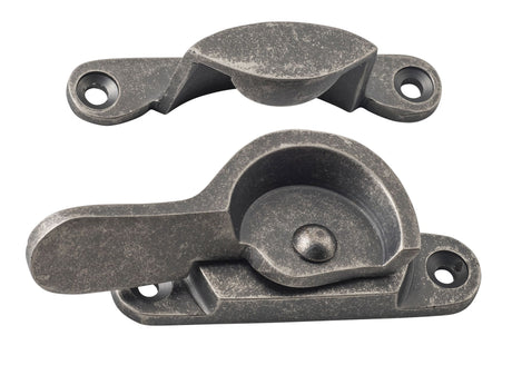 Tradco Sash Fastener Narrow - 69mm - Rumbled Nickel (6408)