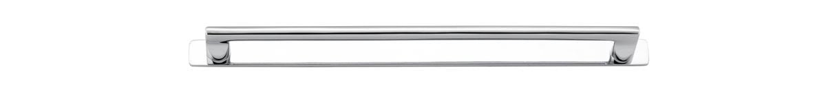 Iver Baltimore Cabinet Pull with Backplate - Polished Chrome - CTC 320mm (20914B)