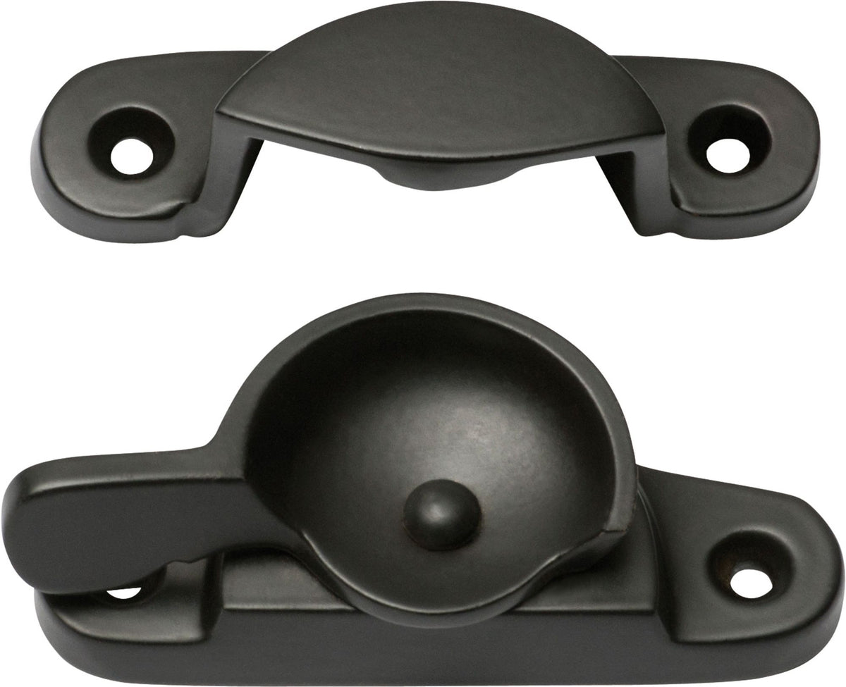 Tradco Sash Fastener Classic - 65mm - Matt Black (1806)