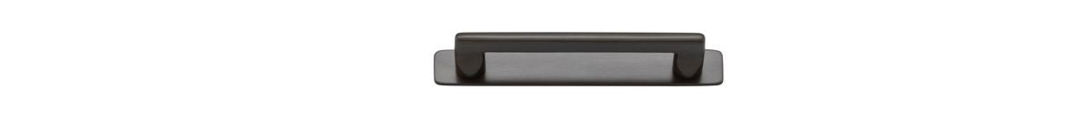 Iver Baltimore Cabinet Pull with Backplate - Signature Brass - CTC 128mm (20881B)
