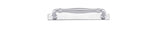 Iver Sarlat Cabinet Pull with Backplate - Brushed Chrome - CTC 160mm (21075B)