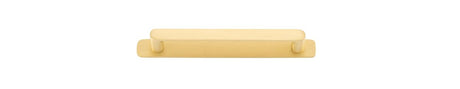 Iver Osaka Cabinet Pull with Backplate - Brushed Gold PVD - CTC 160mm (17432B)