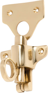 Tradco Fanlight Catch - H50mm - Polished Brass (1781)