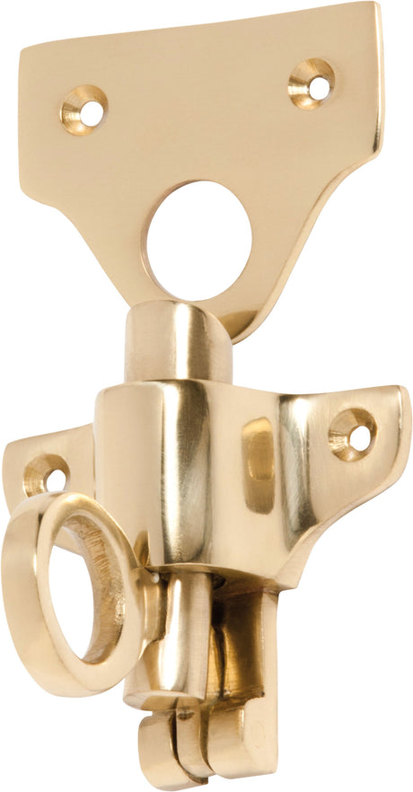 Tradco Fanlight Catch - H50mm - Polished Brass (1781)
