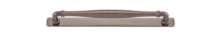 Iver Sarlat Cabinet Pull with Backplate - Signature Brass - CTC 256mm (21081B)