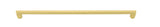 Iver Baltimore Cabinet Pull - Brushed Gold PVD - CTC 450mm (17204)