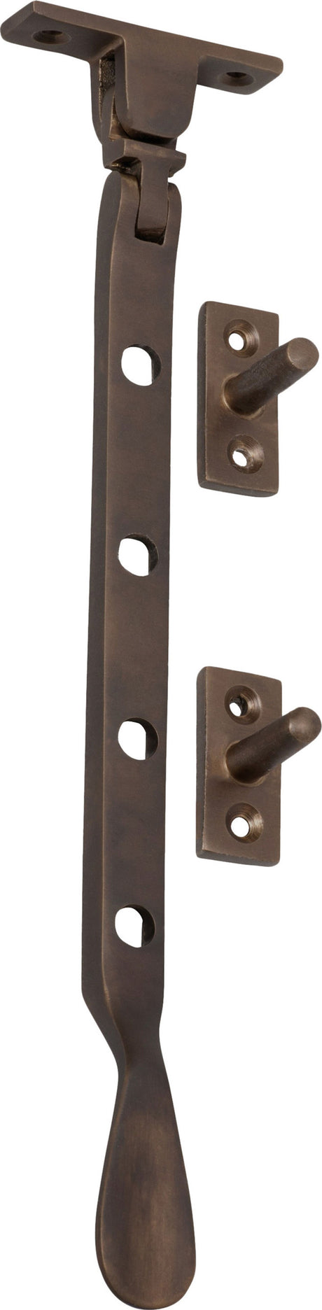 Tradco Casement Stay Base Fix Small - 200mm - Antique Brass (2295)