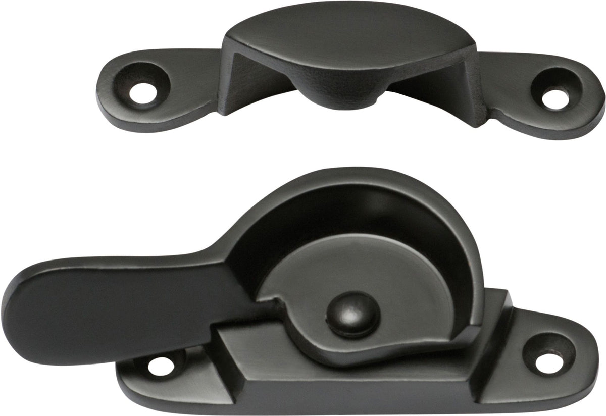 Tradco Sash Fastener Narrow - 69mm - Matt Black (1808)