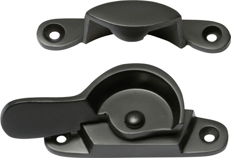 Tradco Sash Fastener Narrow - 69mm - Matt Black (1808)