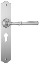 Tradco Reims Lever Long Plate - Satin Chrome - Euro (0749E)