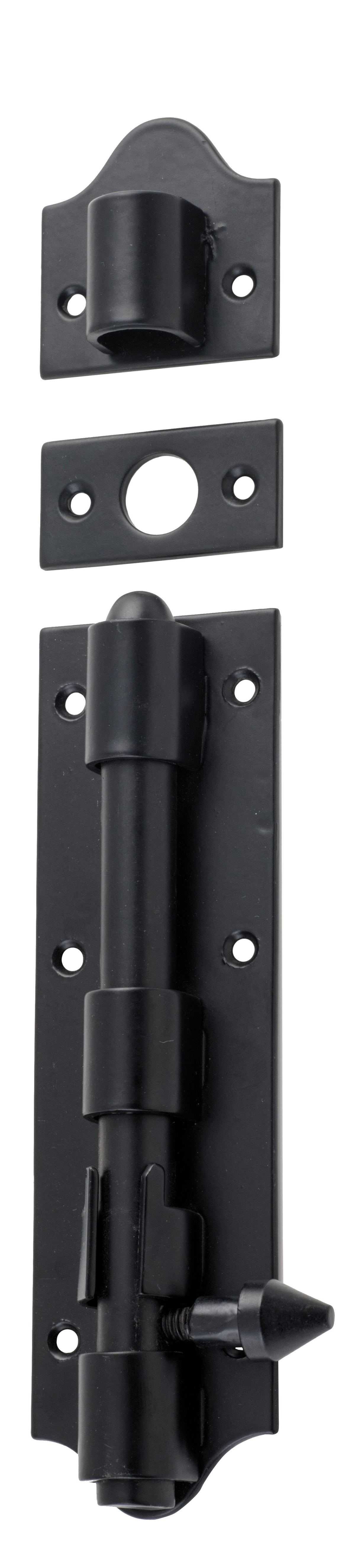Tradco Tower Bolt - H118mm - Polished Brass - 2