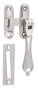 Tradco Casement Fastener Teardrop Long Throw - Satin Nickel (6583)