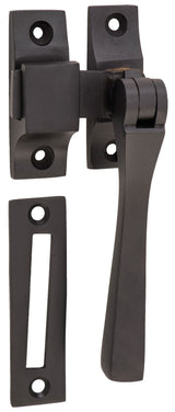 Tradco Casement Fastener Square - Matt Black (1823)