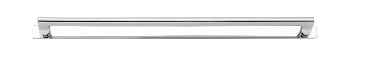 Iver Baltimore Cabinet Pull with Backplate - Polished Chrome - CTC 450mm (20924B)