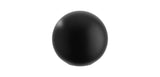 Iver Puerto Cupboard Knob - Matt Black - D38mm (24093)