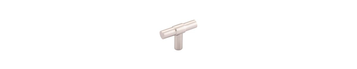 Iver Helsinki Cabinet Pull T-Bar - Satin Nickel (20989)