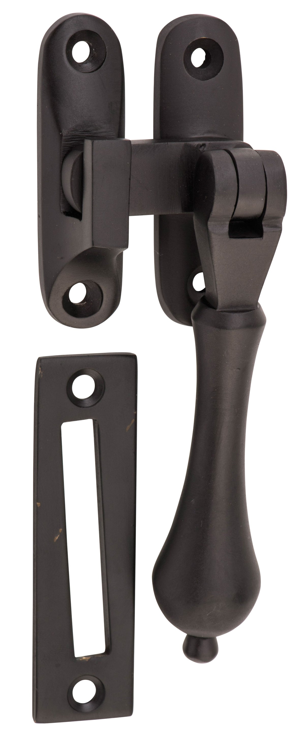 Tradco Casement Fastener Teardrop - Matt Black (1836)