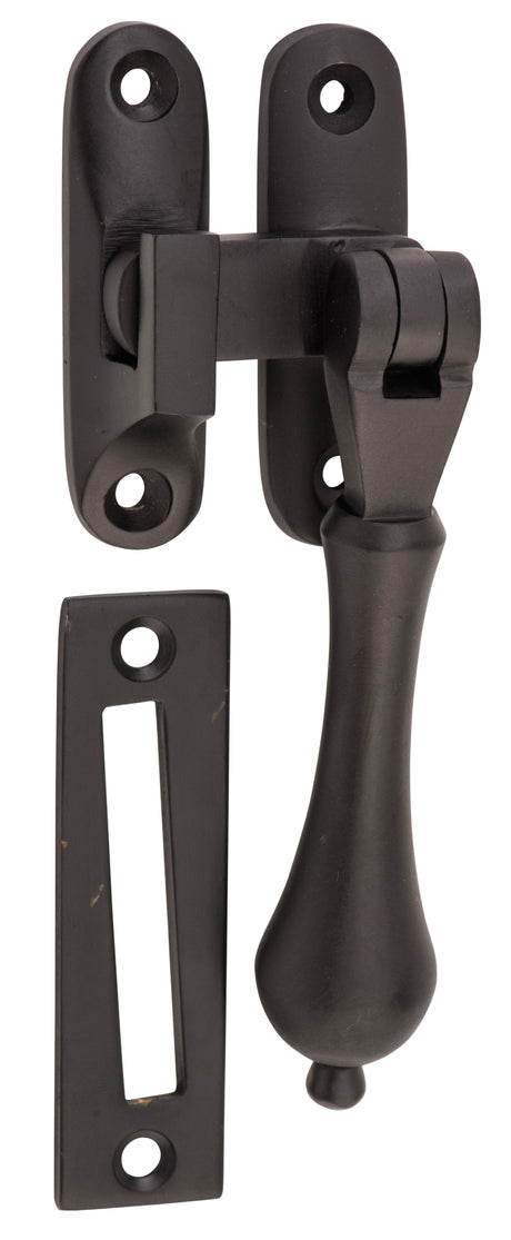 Tradco Casement Fastener Teardrop - Matt Black (1836)