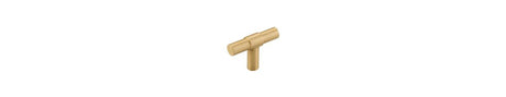 Iver Helsinki Cabinet Pull T-Bar - Brushed Brass (20986)