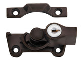Tradco Sash Fastener Locking Wide Base Zinc Alloy - H30mm · 64mm - Antique Brass (20311)