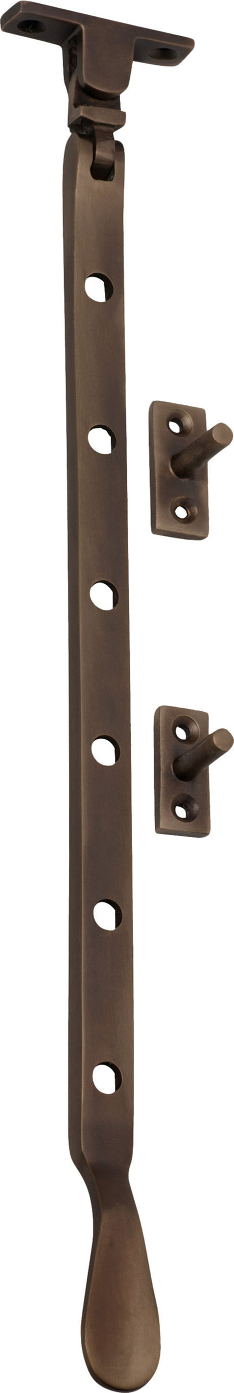 Tradco Casement Stay Base Fix Large - 300mm - Antique Brass (2315)