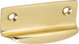 Tradco Sash Lift Bar - H26mm - Polished Brass (1670)