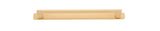 Iver Baltimore Cabinet Pull with Backplate - Brushed Brass - CTC 256mm (20906B)