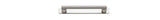 Iver Baltimore Cabinet Pull with Backplate - Satin Nickel - CTC 160mm (20899B)