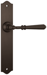 Tradco Reims Lever Long Plate - Antique Brass - Passage (0774)
