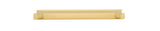 Iver Baltimore Cabinet Pull with Backplate - Brushed Gold PVD - CTC 256mm (17202B)
