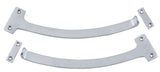 Tradco Fanlight Stop Pair - 190mm - Satin Chrome (9768)
