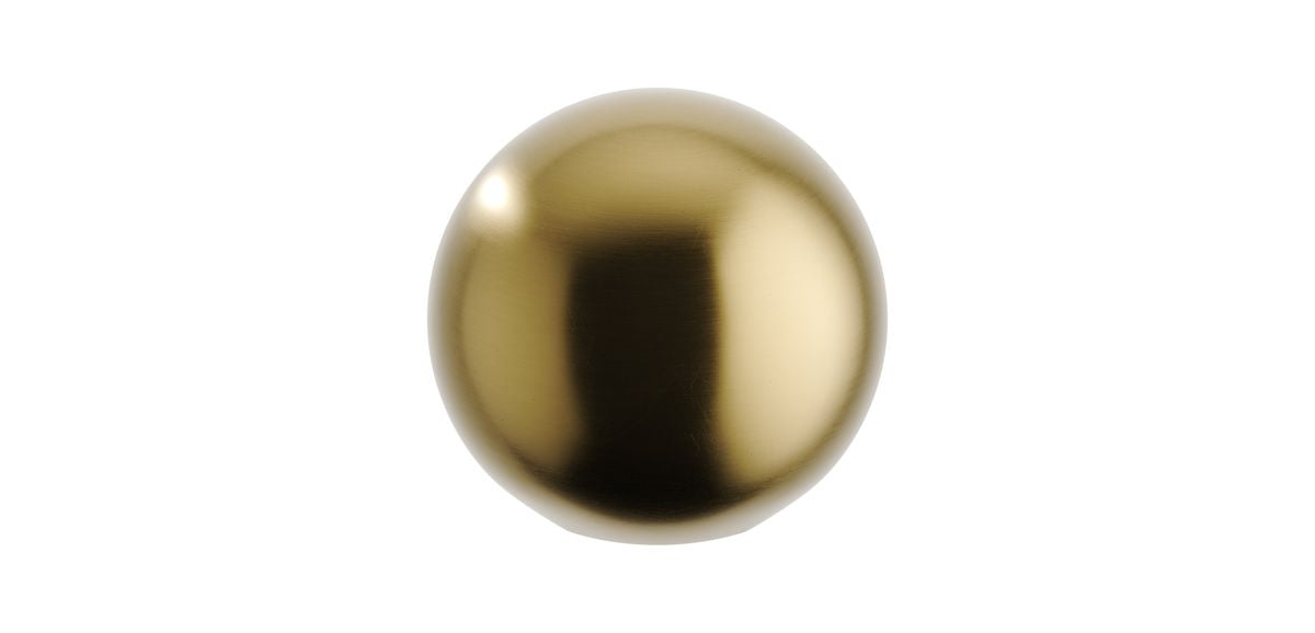 Iver Puerto Cupboard Knob - Brushed Gold PVD - D38mm (24090)